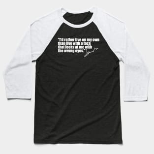 Jane Birkin Quote Baseball T-Shirt